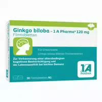 Ginkgo Biloba 1 A Pharma 120 Mg Filmtabletten