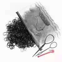 1000 Stück Transparente Elastische Mini Haargummis 2 Flechth 1 st