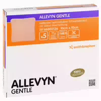 Allevyn Gentle 10x10 Cm Schaumverb 5 St