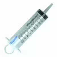 Blasenspritze 3teilig Katheteransatz Luer Adapter St