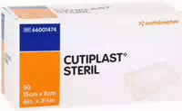 Cutiplast 50 Sterile Wundverbände 8 X 15 cm