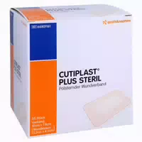 Cutiplast Plus Steril 7,8x10 Cm Verband 55 St