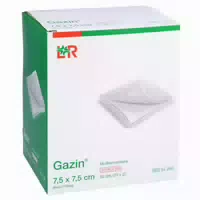 Gazin Mullkomp 7,5x7,5 Cm Steril 8fach 25x2 St