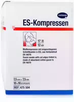 Es Kompressen Steril 7,5 X 7,5 cm 10 X 10 Stück