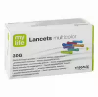 Lancets Multicolor 30g Einweglanzetten Mylife