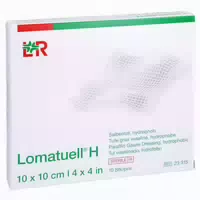 Lomatuell H Salbentüll 10x10 Cm Steril 10 St