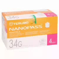 Nanopass 34 Pen Kanüle 34 G 0,18x4 Mm