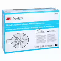 Tegaderm 3m Foam Adhesive Verband 7x7,6cm Oval