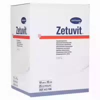 Zetuvit Saugkompressen Steril 10x10 Cm 25 St