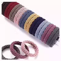 100stk Dahi Elastische Haargummis Zopfgummis 10 Farben Hair 1 st