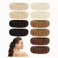 10er Set Dick Haargummis Damen Baumwolle Elastisch Scrunchie 1 st