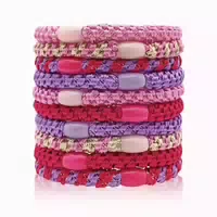 10er Set Dick Haargummis Damen Baumwolle Elastisch Scrunchie 1 st