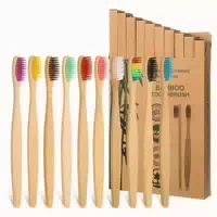 12er Pack Bambus Zahnbürsten Set Biologisch Abbaubar Vegan 1 st