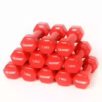 12x Oliver Vinyl Hantel zu Je 1 5 kg