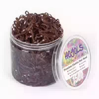 1500pcs Braune Haargummis Elastisch für Mädchen Frauen 1 st
