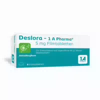 Deslora 1a Pharma 5 mg Filmtabletten 6 Stück