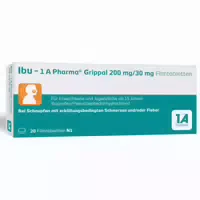 Ibu 1 A Pharma Grippal 20 St Filmtabletten