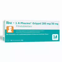 Ibu 1 A Pharma Grippal 200 mg 30 mg Filmtabletten 20 st