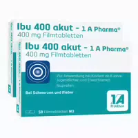 Ibu 400 Akut 1 A Pharma Doppelpack 2x50 St