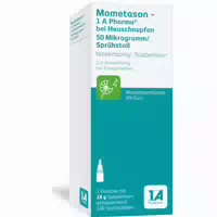 Mometason 1 A Pharma bei Heuschnupfen 18 g Nasenspray