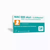 Nac 600 Akut 1 A Pharma Brausetabletten 20 St