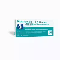 Naproxen 1a Pharma 250mg Bei Regelschmerzen 20 St Tabletten