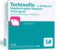 Terbinafin 1 A Pharmaâ Nagellack gegen Nagelpilz 78,22 mg ml