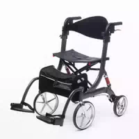 2 In 1 Rollator Spring Vario Mit Rollstuhl Funktion | Bescomedical