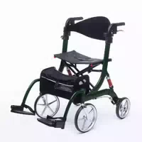 2 in 1 Rollator Spring Vario mit Rollstuhl Funktion | Bescomedical