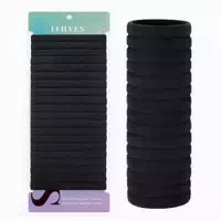 20 Stück Damen Haargummis Schwarz Elastisch Scrunchies Pferd 1 st