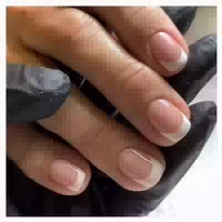 24 Stück Square Nude Press On Nails Künstliche Nägel zum auf 1 st