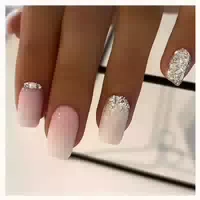 24er Set Französische Press On Nägel Rose Gradient Ballerina 1 st