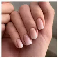 24er Set Gradient Nägel Beige Press On Nails Glossy Kunstnäg 1 st