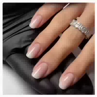 24er Set Nude Pink Gradient Design Press On False Nägel Abs 1 st