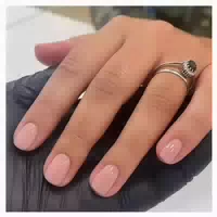 24x Pink Kunstnägel Press On Nails Glossy Trendmuster Abs 1 st