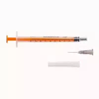 25 X Zarys Dicosulin Insulin U 100 Einwegspritze 1 Ml Spritze Mit Kanüle Nadel 25 St