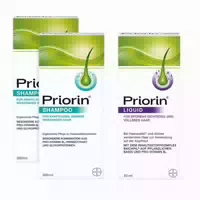 2x Priorin Shampoo Priorin Liquid Pumplösung bei Haarausfall