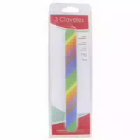 3 Claveles Nagelfeile Zierkorund 18 cm