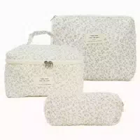 3 Teiliges Kosmetiktaschen Set Reise Make Up Bag Baumwolle B 1 st