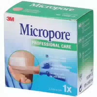 Mikroporen Pflaster Surgical Tape Tan M5x25mm Micropore