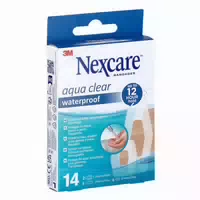 Nexcare Aqua Clear Waterproof Assortiert 3 Größen