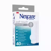 Nexcare Soft Touch Universal Pflaster, 40 Packung 40 St