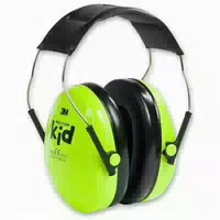 3m Peltor Kapselgehörschutz für Kinder H510akg, Snr Wert 27 db, Neongrün 1 st