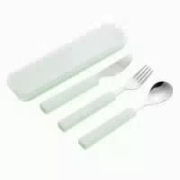 3teiliges Kinderbesteck Set aus 18 10 Edelstahl 1 st