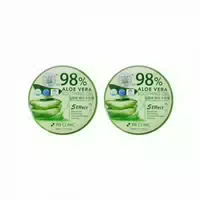 3w Clinic Aloe Vera Soothing Gel 98% 300ml 2ea Set