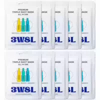 3w8l Premium Triple Shot Mask All in One 1stück