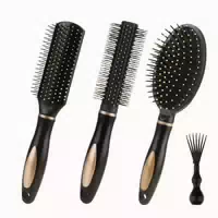 4 Teiliges Haarbürsten Set Männer Antistatisch Massage Weich 1 st