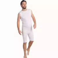 4care Body Kurz, ohne Arme mit Reißverschluß