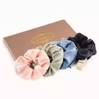 4er Pack Lolalet Haargummis Scrunchies mit Versteckter Tasch 1 st