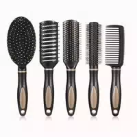 5 Stück Haarbürste Set Massage Borsten Kamm Anti Statik Hair 1 st